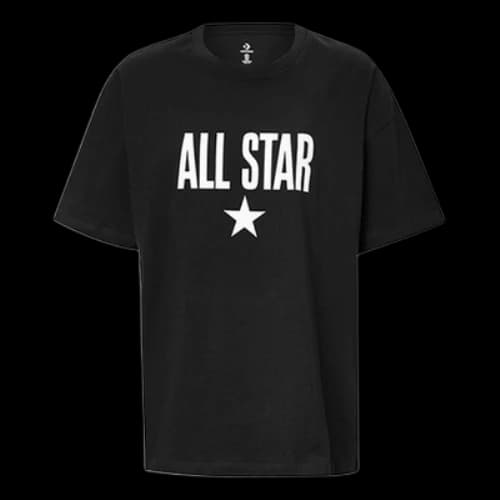 Converse All Star Logo T-Shirt Asia Sizing 'Black White' (Women's)