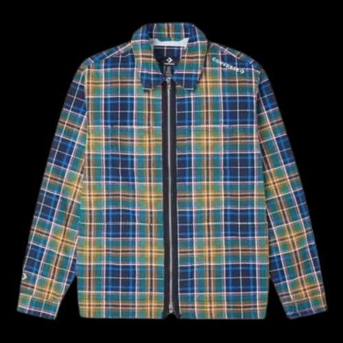 Converse All Over Print Utility Zip Front Shirt 'Blue'