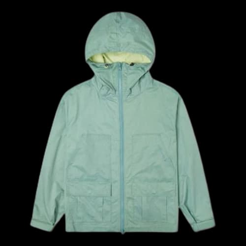 Converse Pocket Casual Hooded Jacket Washed Blue