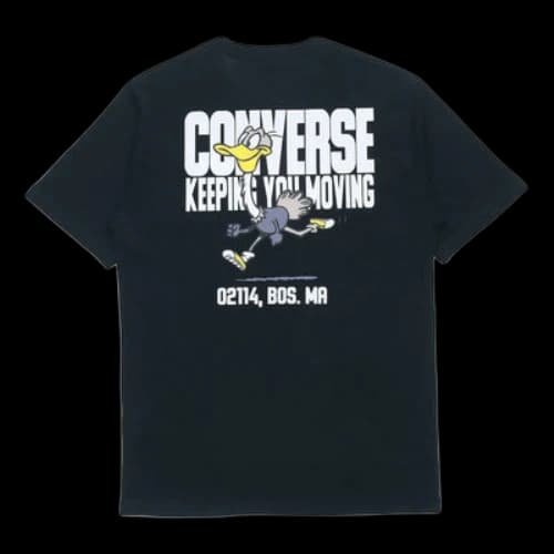 Converse Keep Moving Short Sleeve T-Shirt 'Black'