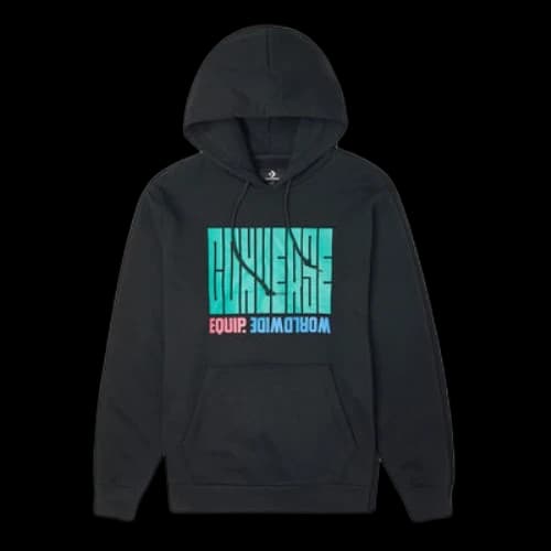 Converse Equip Worldwide Graphic Hoodie 'Black'