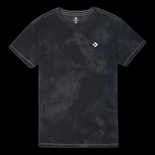 Converse Washed Retro Casual Short Sleeve Black (Women's)