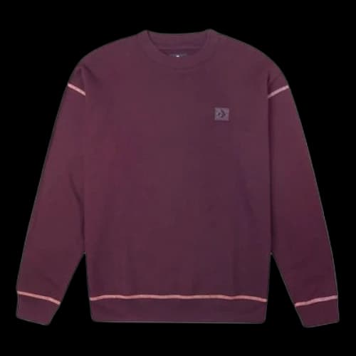 Converse Renew Sports Round Neck Pullover Red
