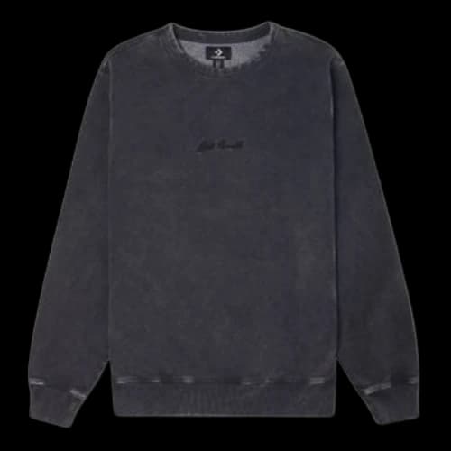 Converse Jack Purcell Pullover Crewneck Sweatshirt 'Black'
