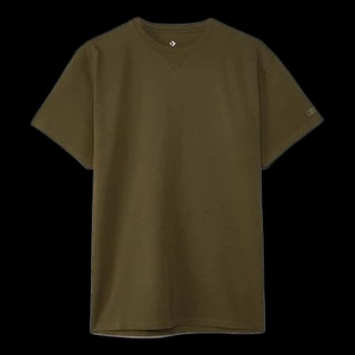 Converse x Kim Jones Crossover Small Label Solid Color Sports Round Neck Short Sleeve Olive Green