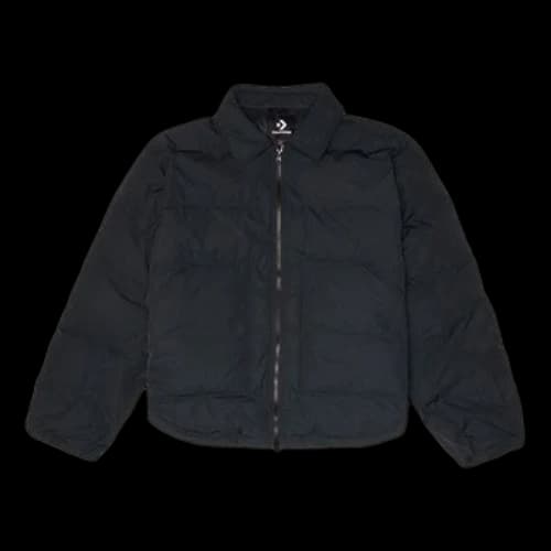 Converse Short Down Puffer Jacket 'Black'