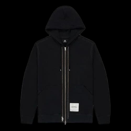 Converse x Slam Jam Crossover Back Logo Sports Hooded Jacket Black