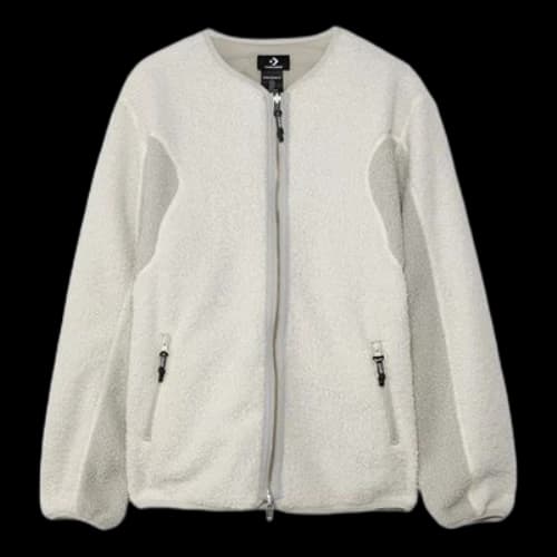 Converse x Slam Jam Jointly Signed Causual Sports Reversible Splicing Jacket Coat Male White
