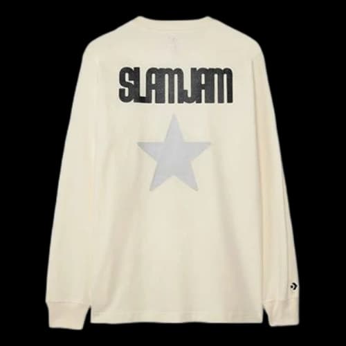 Converse x Slam Jam Cooperation Funds Printing Swea White