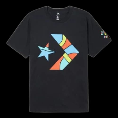 Converse Peace and Unity Short Sleeve Tee 'Black'