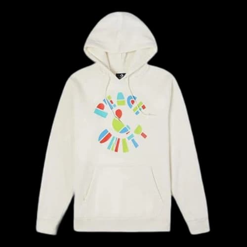 Converse Peace & Unity Recycled Pullover Hoodie 'Egret'