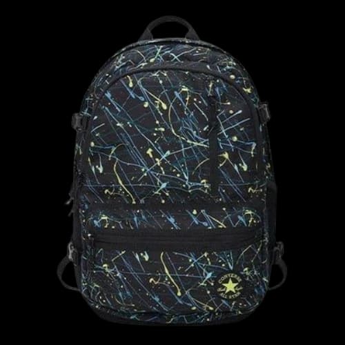 Converse Straight Edge Printed Backpack 'Black'