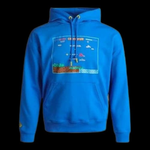 Converse Video Game Graphic Hoodie 'Blue'