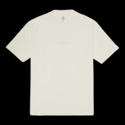 Converse Jack Purcell Washed Retro Loose Knit Short Sleeve Couple Style Creamy White