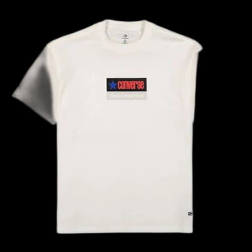 Converse x Thisisneverthat Crossover Logo Printing Sports Round Neck Short Sleeve Creamy White