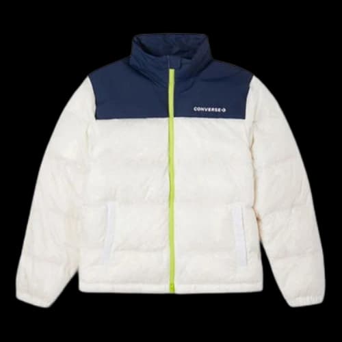 Converse Short Down Jacket 'White Midnight Navy'