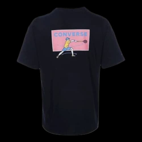 Converse Jack Purcell Graphic T-Shirt 'Black'
