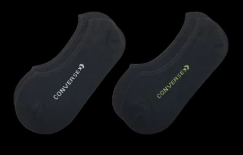 Converse Twin Pack Low Cut Socks 'Black'