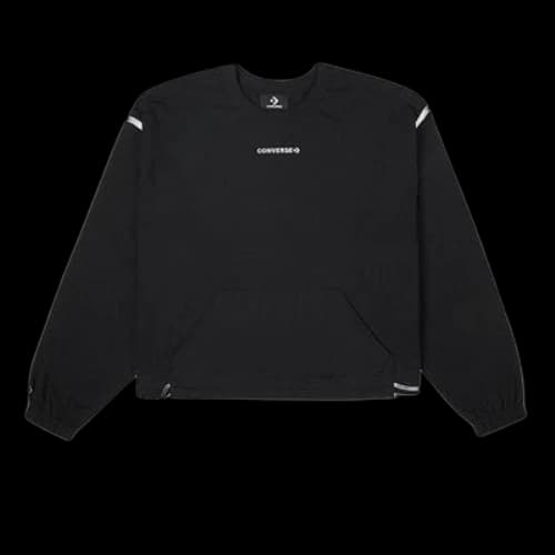Converse Long Sleeve Jersey Crew 'Black' (Women's)