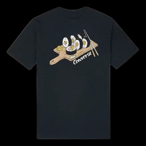 Converse Sushi Graphic Short Sleeve Pocket T-Shirt 'Black'