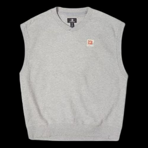 Converse Double Twill Knit Vest 'Grey'