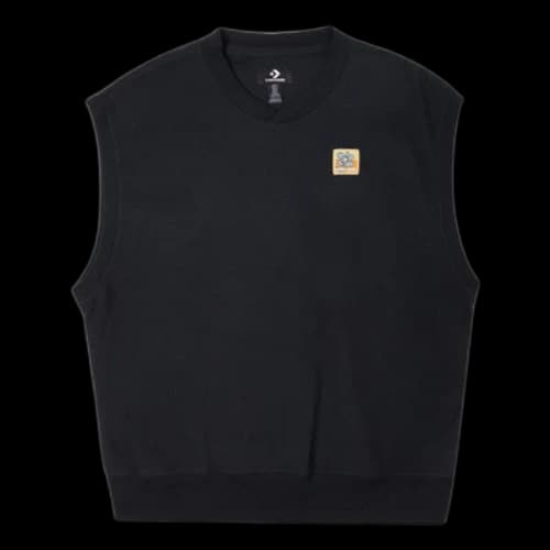 Converse Double Twill Knit Vest 'Black'
