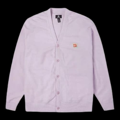 Converse Herringbone Cardigan 'Purple'