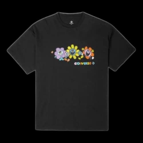 Converse Much Love Crew Neck T-Shirt 'Black'