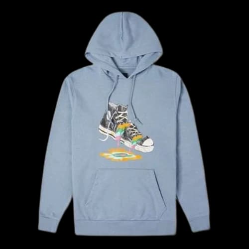 Converse Paint Drip Graphic Pullover Hoodie 'Vintage Blue'
