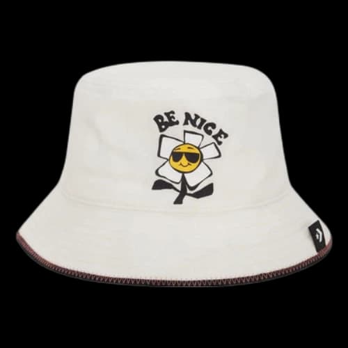 Converse Be Nice Chambray Bucket Hat 'Egret'