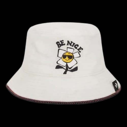 Converse Be Nice Chambray Bucket Hat 'Egret'