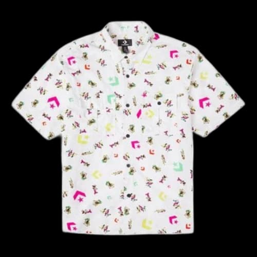 Converse Park Gym All Over Print Shirt 'White'