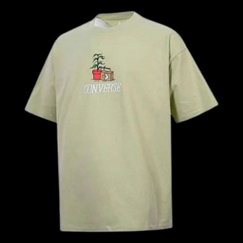 Converse Road Trip T-Shirt 'Olive Aura'