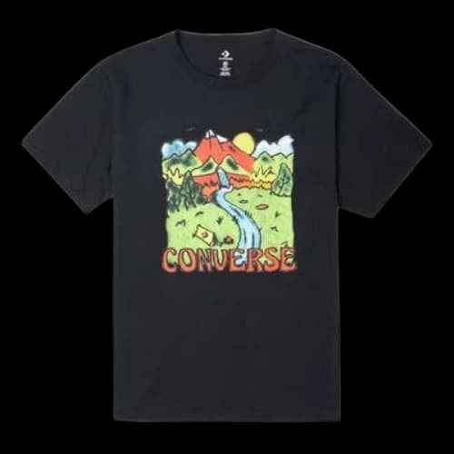 Converse Neon Horizon Graphic T-Shirt 'Black'