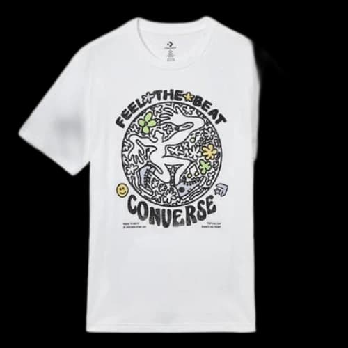 Converse Abstract Dance Tee 'White'