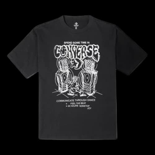 Converse Nonstop Joy Graphic T-Shirt 'Black'