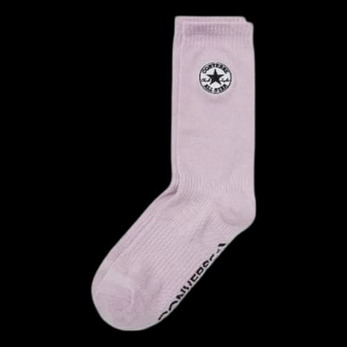 Converse Embroidered Logo Quarter Socks 'Pink'