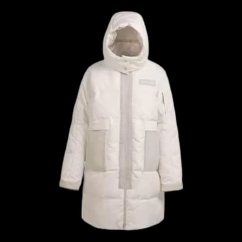 Converse Counter Climate Long Down Jacket 'Beige' (Women's)