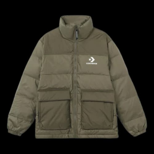 Converse Star Chevron Down Jacket 'Olive Green'