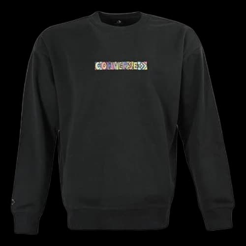 Converse Embroidered Workmark Fleece Crew 'Black'