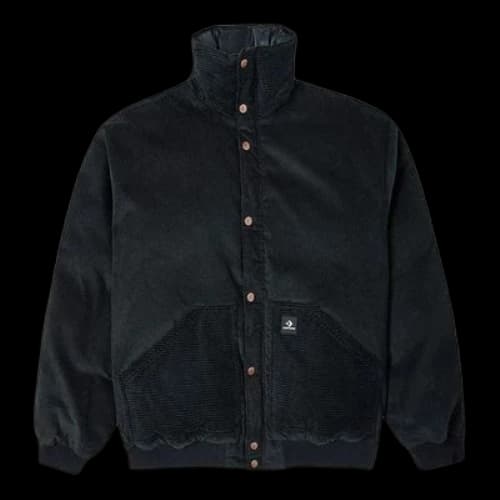 Converse Stand Collar Down Jacket 'Black'