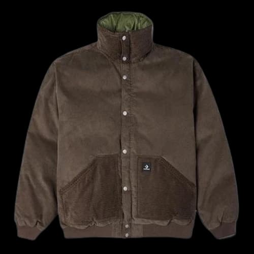 Converse Stand Collar Down Jacket 'Brown'