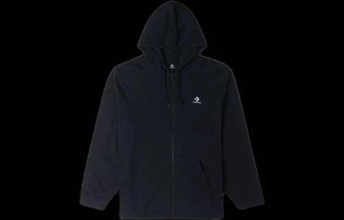 Converse Go-To Chuck Patch Classic Fit Full Zip Jacket 'Black'
