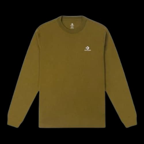 Converse Go-To Embroidered Star Chevron Standard-Fit T-Shirt 'Olive'