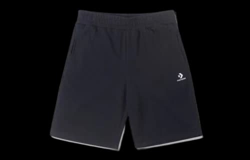 Converse Go-To Embroidered Star Chevron Standard-Fit Fleece Short 'Black'