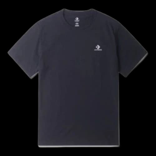 Converse Go-To Embroidered Star Chevron Standard-Fit T-Shirt 'Black'