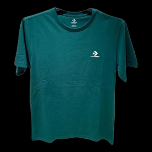 Converse Go-To Embroidered Star Chevron Standard-Fit T-Shirt 'Green'