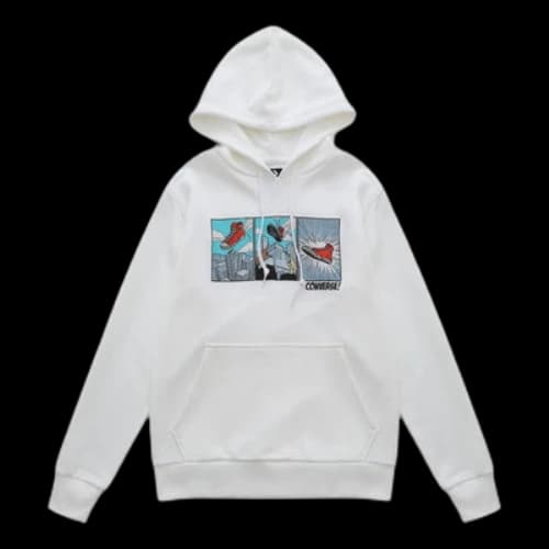 Converse Comic Graphic Hoodie 'White'