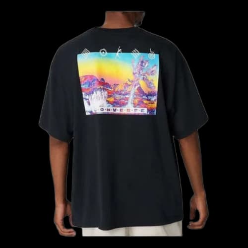 Converse Inverted Desert Graphic T-Shirt 'Black'
