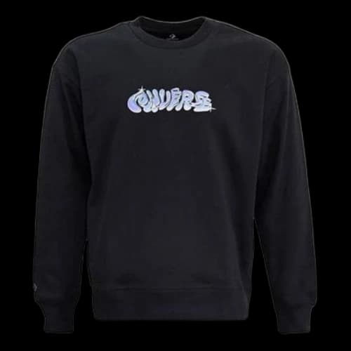 Converse Graffiti-Style Logo Sweater 'Black'